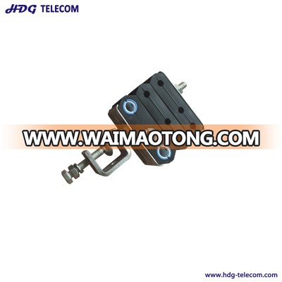 power and fiber optic feeder cable clamp for 6.5-7.5mm and 11-17.5mm cable